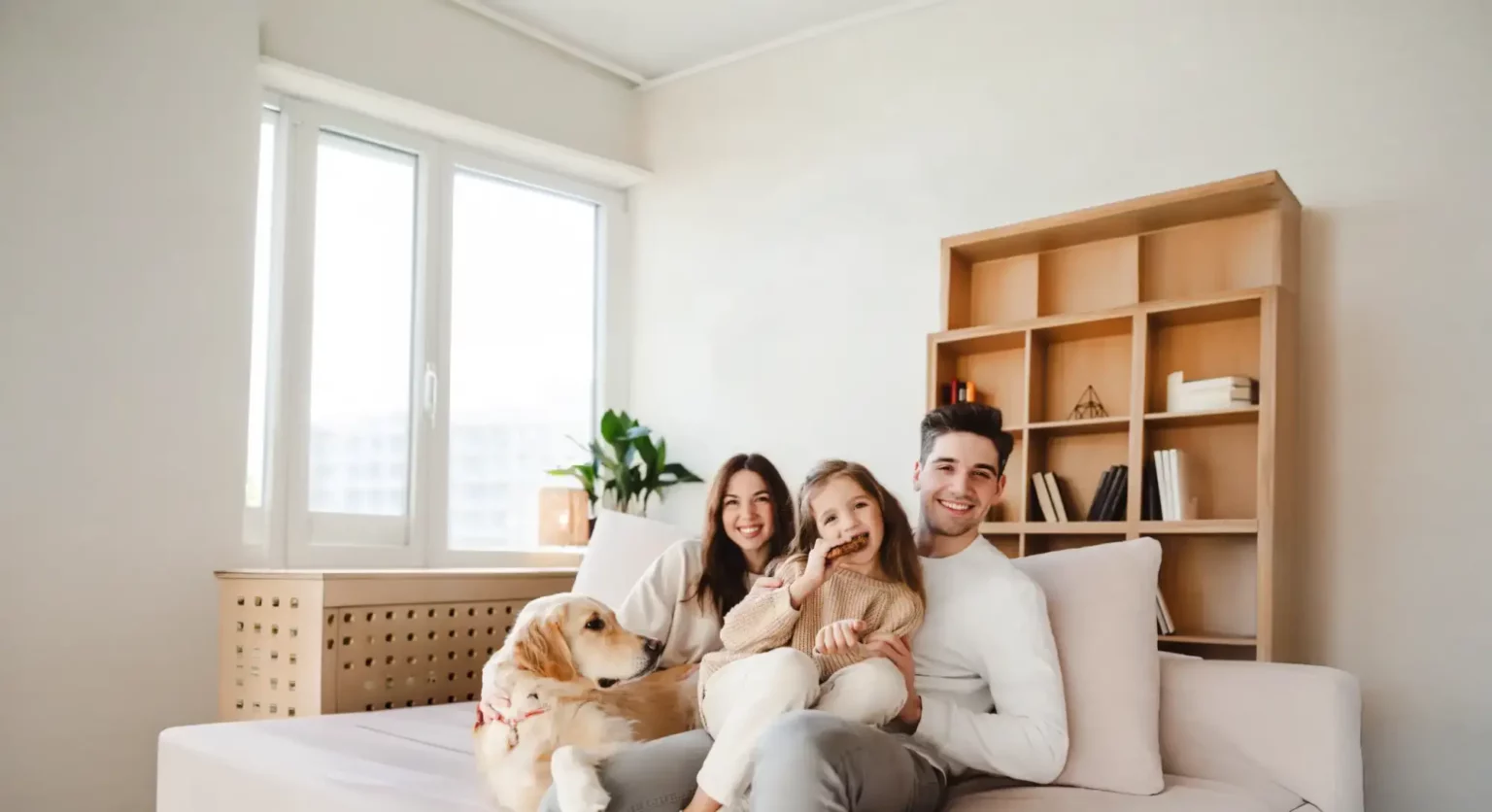 Family With Golden Retreiver 1536x836