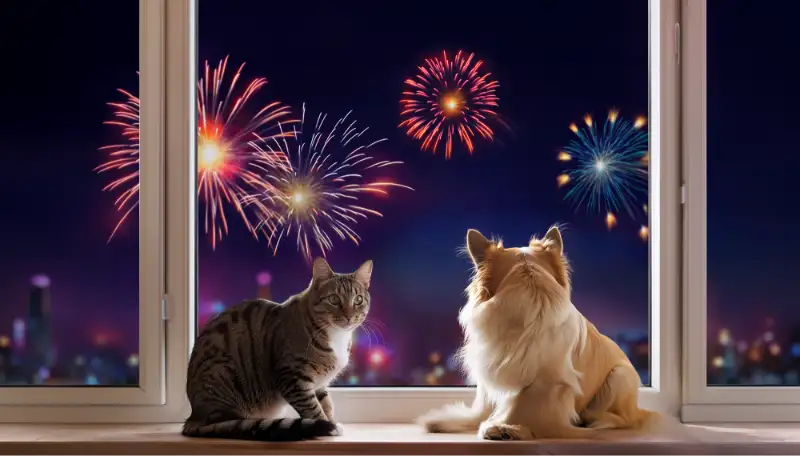 Fireworks, Thunderstorms, and Summer Stress: Helping Your Pet Feel Safe When the Noise Begins